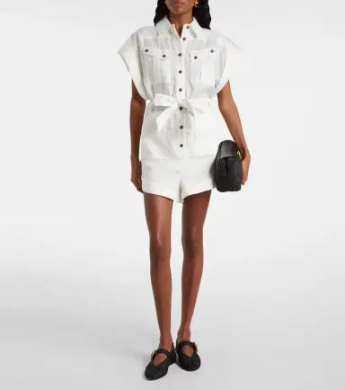 Zimmermann Linen playsuit | Thumbnail 2 Zimmermann Linen playsuit | Thumbnail 2