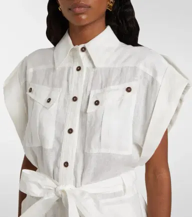 Zimmermann Linen playsuit | Thumbnail 4 Zimmermann Linen playsuit | Thumbnail 4