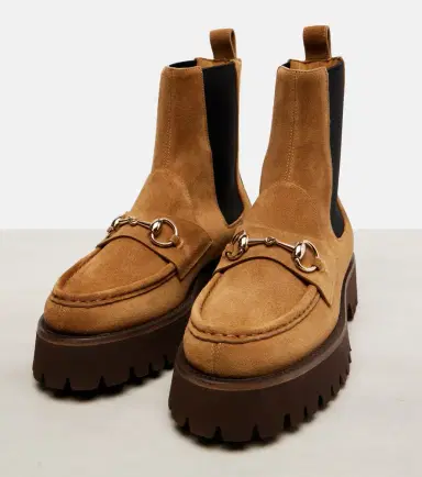 Gucci Sylke suede Chelsea boots | Thumbnail 2 Gucci Sylke suede Chelsea boots | Thumbnail 2