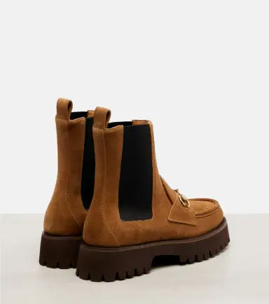 Gucci Sylke suede Chelsea boots | Thumbnail 3 Gucci Sylke suede Chelsea boots | Thumbnail 3