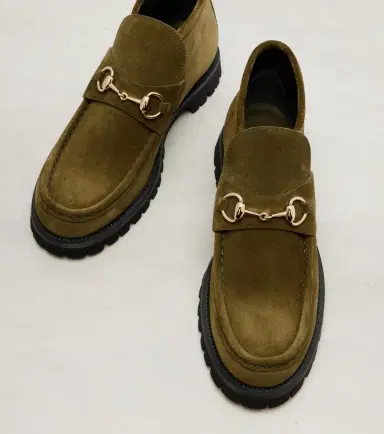 Gucci Horsebit suede ankle boots | Thumbnail 4