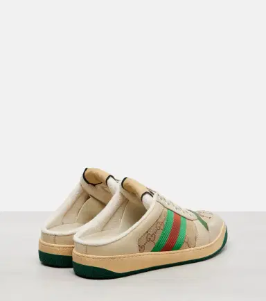 Gucci Screener GG Canvas Web Stripe mules | Thumbnail 4