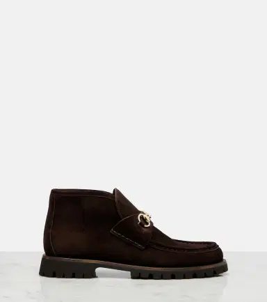 Gucci Horsebit suede ankle boots | Thumbnail 2 Gucci Horsebit suede ankle boots | Thumbnail 2