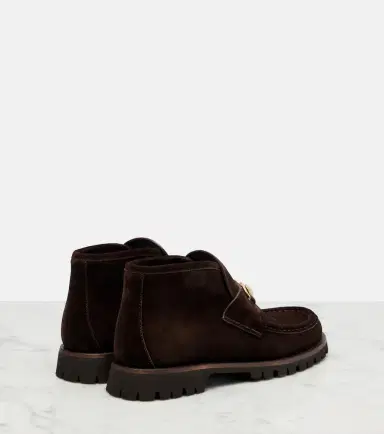 Gucci Horsebit suede ankle boots | Thumbnail 3 Gucci Horsebit suede ankle boots | Thumbnail 3