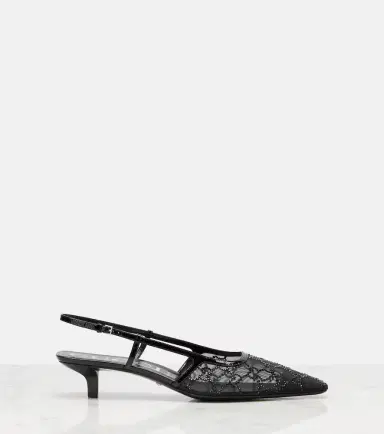 Gucci Demi embellished slingback pumps | Thumbnail 2 Gucci Demi embellished slingback pumps | Thumbnail 2