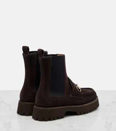 Gucci Sylke suede Chelsea boots | Thumbnail 2