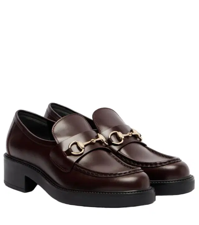 Horsebit leather penny loafers