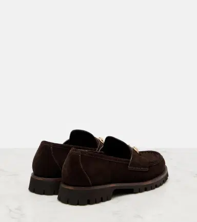 Gucci Sylke Horsebit suede loafers | Thumbnail 2 Gucci Sylke Horsebit suede loafers | Thumbnail 2