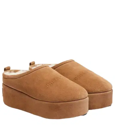 Balenciaga Alaska suede platform mules | Thumbnail 1