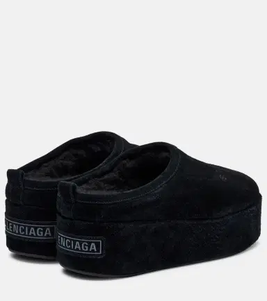 Balenciaga Alaska suede platform mules | Thumbnail 2