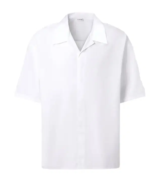 Cotton poplin bowling shirt