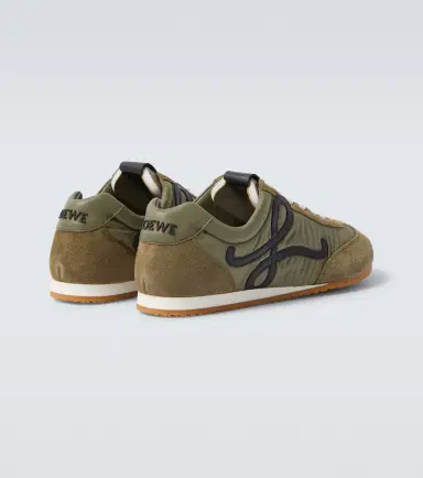 Loewe Ballet Runner 2.0 suede-trimmed sneakers | Thumbnail 3