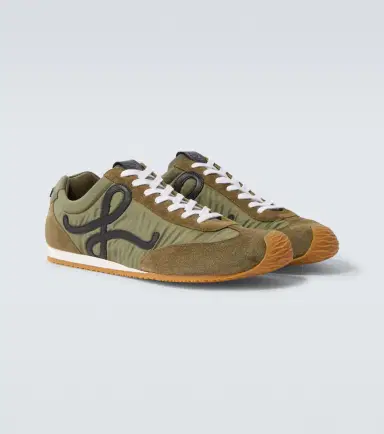 Loewe Ballet Runner 2.0 suede-trimmed sneakers | Thumbnail 4