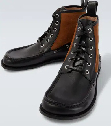 Loewe Campo suede and leather lace-up boots | Thumbnail 6 Loewe Campo suede and leather lace-up boots | Thumbnail 6