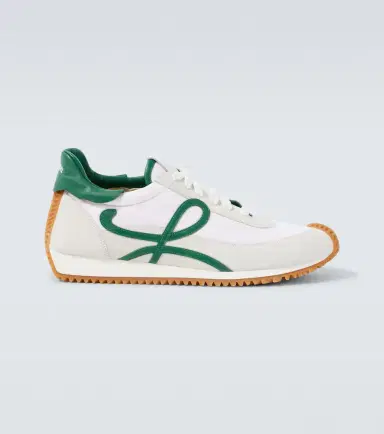 Loewe Flow Runner 2.0 suede-trimmed sneakers | Thumbnail 3