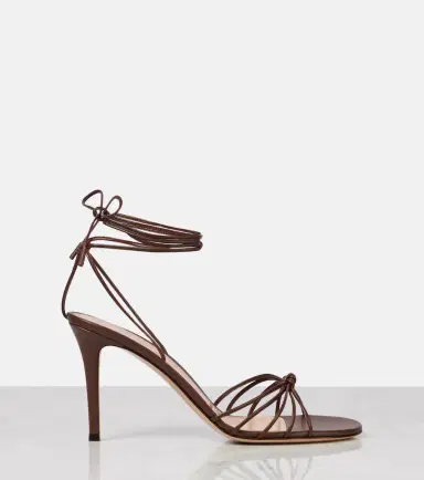 Gianvito Rossi Gwyneth leather sandals | Thumbnail 3 Gianvito Rossi Gwyneth leather sandals | Thumbnail 3