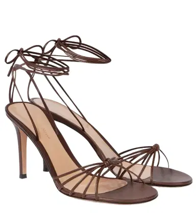 Gianvito Rossi Gwyneth leather sandals | Thumbnail 1 Gianvito Rossi Gwyneth leather sandals | Thumbnail 1