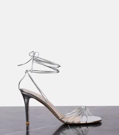 Gianvito Rossi Gwyneth metallic leather sandals | Thumbnail 2