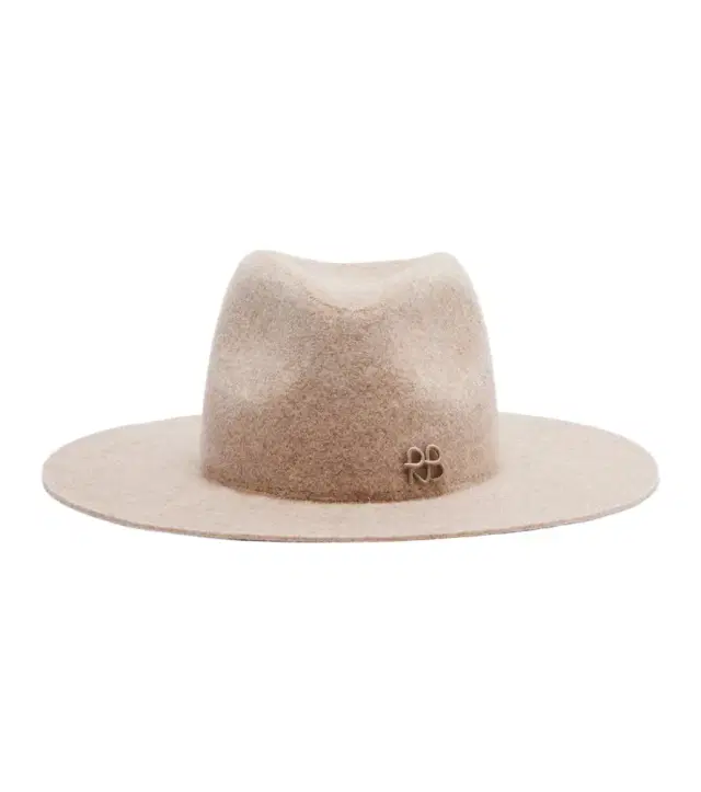 onogram wool-blend felt fedora