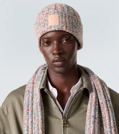 Loewe Anagram wool and cashmere-blend beanie | Thumbnail 3