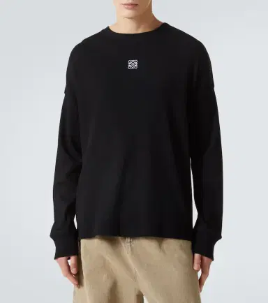 Loewe Anagram ribbed-knit cotton T-shirt | Thumbnail 4 Loewe Anagram ribbed-knit cotton T-shirt | Thumbnail 4