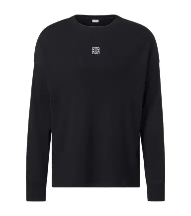 Loewe Anagram ribbed-knit cotton T-shirt | Thumbnail 1 Loewe Anagram ribbed-knit cotton T-shirt | Thumbnail 1