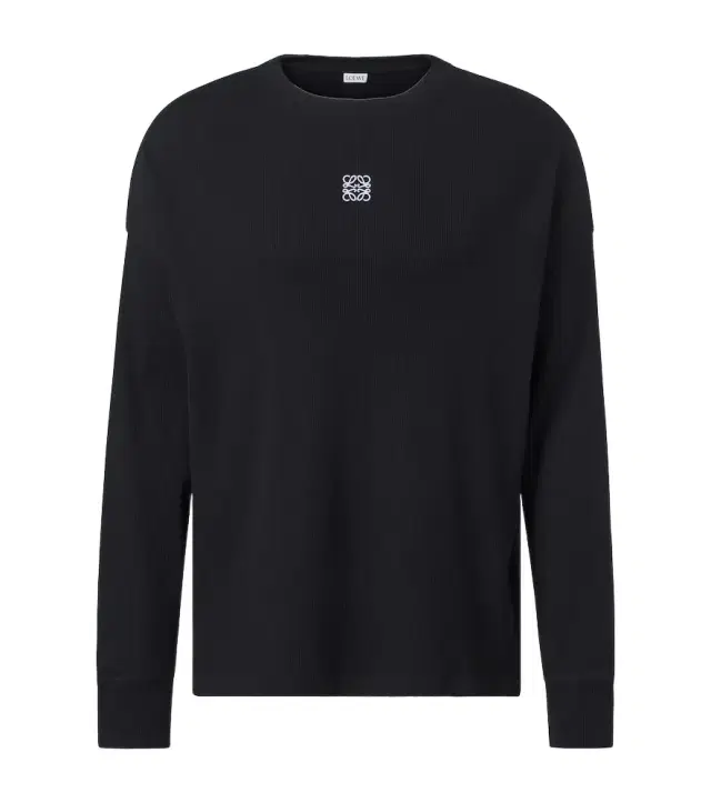 Loewe Anagram ribbed-knit cotton T-shirt