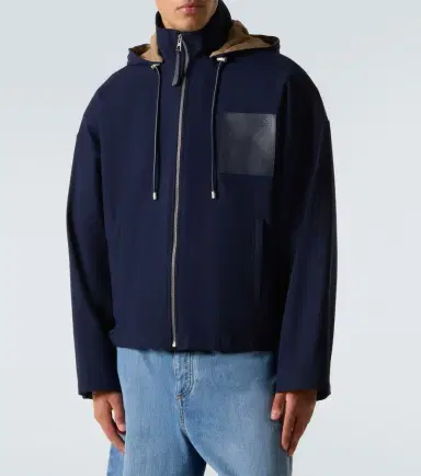 Loewe Hooded cotton twill jacket | Thumbnail 5