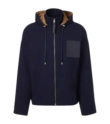 Loewe Hooded cotton twill jacket | Thumbnail 1