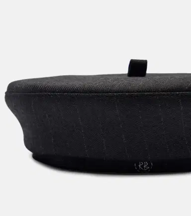 Ruslan Baginskiy Pinstriped wool-blend beret | Thumbnail 2