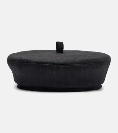 Ruslan Baginskiy Pinstriped wool-blend beret | Thumbnail 3