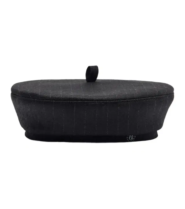 Ruslan Baginskiy Pinstriped wool-blend beret