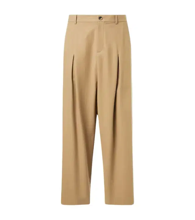 Loewe Cotton twill wide-leg pants