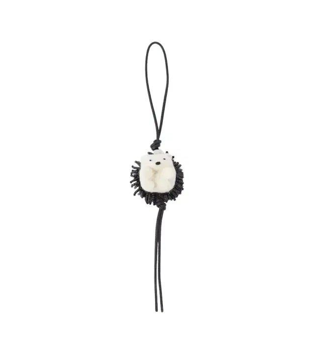 Loewe Hedgehog beaded bag charm