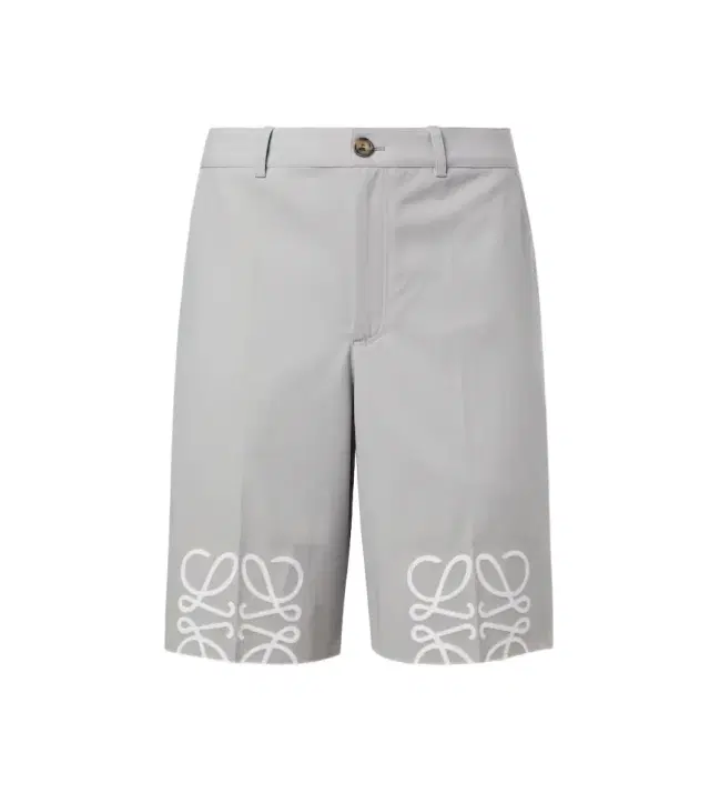 Loewe Anagram cotton twill shorts