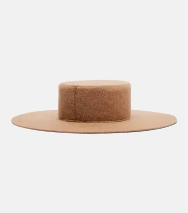 Ruslan Baginskiy Monogram wool-blend felt canotier hat | Thumbnail 2