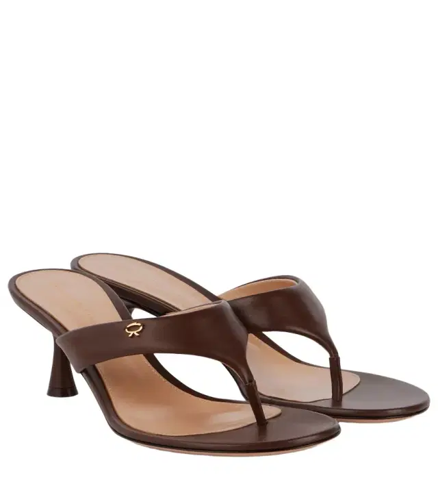 Gianvito Rossi Ascent 55 leather thong sandals