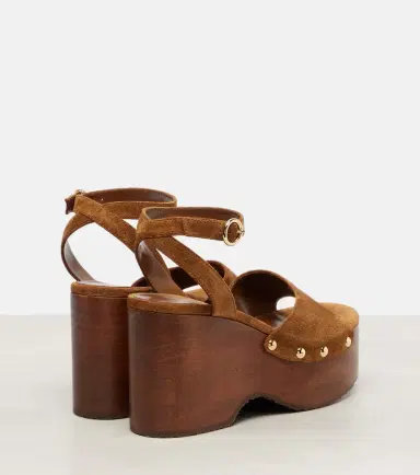 Gianvito Rossi Ardéa suede platform sandals | Thumbnail 2
