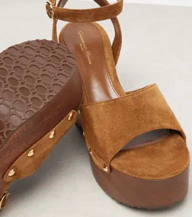 Gianvito Rossi Ardéa suede platform sandals | Thumbnail 3