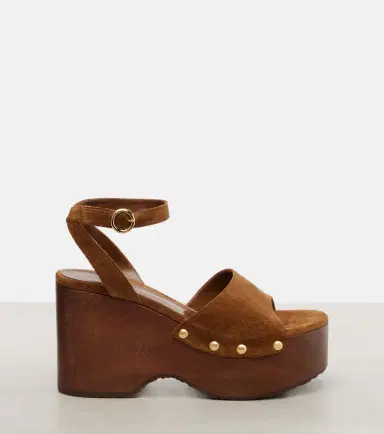 Gianvito Rossi Ardéa suede platform sandals | Thumbnail 4