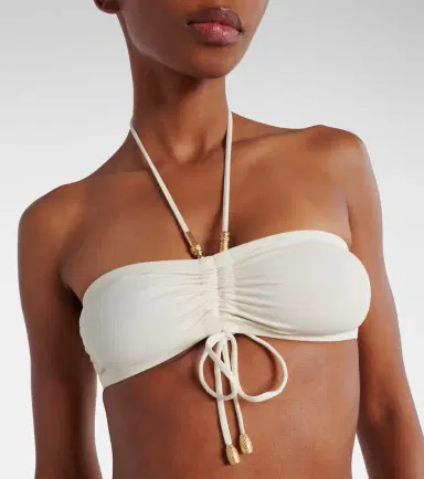 Eres Melia gathered bandeau bikini top | Thumbnail 3 Eres Melia gathered bandeau bikini top | Thumbnail 3