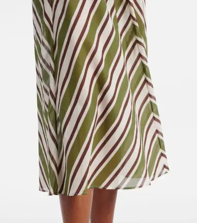 Eres Summer striped cotton voile kaftan | Thumbnail 5 Eres Summer striped cotton voile kaftan | Thumbnail 5