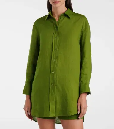 Eres Mignonette linen shirt | Thumbnail 4