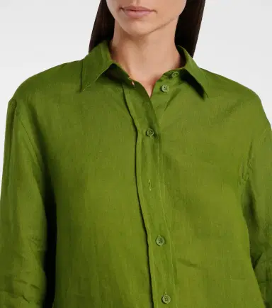 Eres Mignonette linen shirt | Thumbnail 5