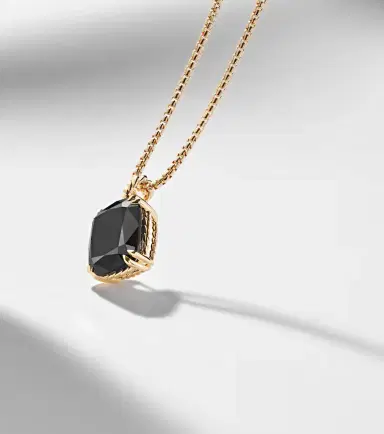 David Yurman Marbella 18kt gold necklace with onyx | Thumbnail 6 David Yurman Marbella 18kt gold necklace with onyx | Thumbnail 6