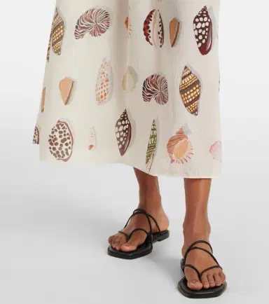 Eres Coffea printed silk midi dress | Thumbnail 5
