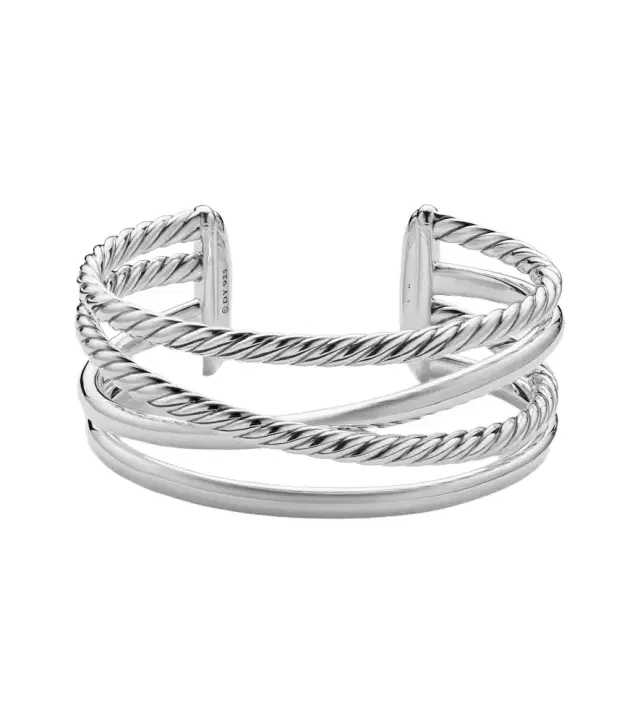 David Yurman Crossover sterling silver bracelet