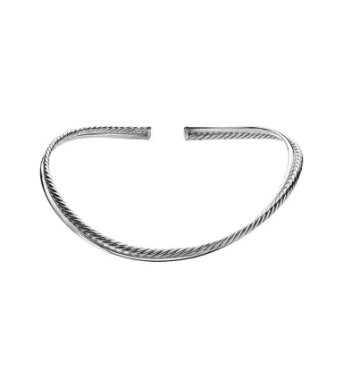 David Yurman Bold Crossover sterling silver choker | Thumbnail 1