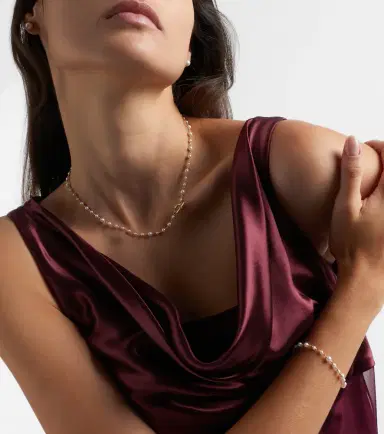 David Yurman Pearl Classics 18kt gold necklace with pearls | Thumbnail 3