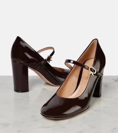 Gianvito Rossi 85 patent leather Mary Jane pumps | Thumbnail 2
